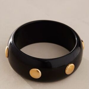 Free People Black Bangle Bracelet